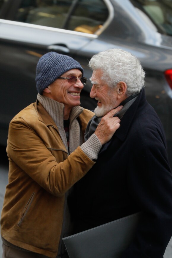 Patrick Préjean - Arrivées aux obsèques de la comédienne Pascale Roberts en l'église Saint Roch à Paris le 8 novembre 2019.