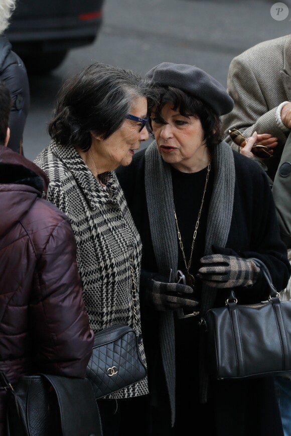 Arrivées aux obsèques de la comédienne Pascale Roberts en l'église Saint Roch à Paris le 8 novembre 2019.