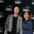 Le chanteur français M. Pokora (Matt Pokora) et sa compagne la chanteuse américaine Christina Milian - 19ème édition des NRJ Music Awards à Cannes le 4 novembre 2017. © Dominique Jacovides/Bestimage