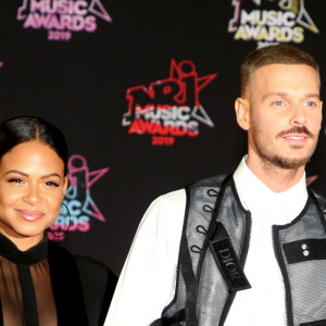 Christina Milian enceinte et son compagnon Matt Pokora (M. Pokora) - 21ème édition des NRJ Music Awards au Palais des festivals à Cannes le 9 novembre 2019. © Dominique Jacovides/Bestimage