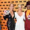 Sharon Stone, Jessica Peppel Schulz (PDG de Conde Nast Allemagne) et Billy Porter à la soirée des "GQ Men of the Year Awards" à l'Opéra-Comique de Berlin, le 7 novembre 2019.