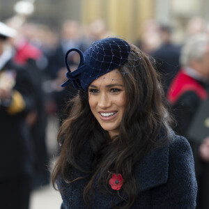 Meghan Markle au 'Remembrance Day', une cérémonie d'hommage à tous ceux qui se sont battus pour la Grande-Bretagne, à Westminster Abbey, le 7 novembre 2019.