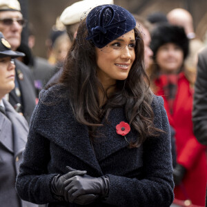 Meghan Markle au 'Remembrance Day', une cérémonie d'hommage à tous ceux qui se sont battus pour la Grande-Bretagne, à Westminster Abbey, le 7 novembre 2019.