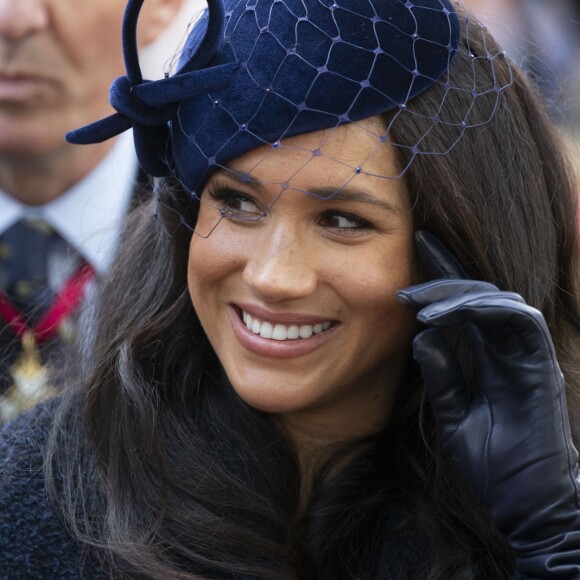 Meghan Markle au 'Remembrance Day', une cérémonie d'hommage à tous ceux qui se sont battus pour la Grande-Bretagne, à Westminster Abbey, le 7 novembre 2019.