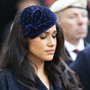 Meghan Markle au 'Remembrance Day', une cérémonie d'hommage à tous ceux qui se sont battus pour la Grande-Bretagne, à Westminster Abbey, le 7 novembre 2019.