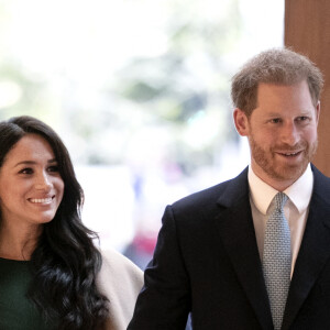 Le prince Harry, duc de Sussex, et Meghan Markle, duchesse de Sussex, arrivent à la cérémonie des WellChild Awards à Londres le 15 octobre 2019.