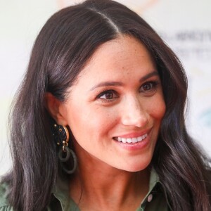 Meghan Markle visite une association de lutte contre la violence à Johannesburg. Le 30 septembre 2019.