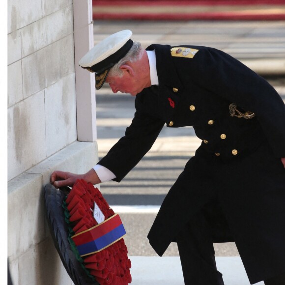 - La famille royale réunie pour le Remembrance Sunday Service, au Cénotaphe de Londres, le 10 novembre 2019.