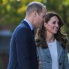 Kate Middleton, duchesse de Cambridge, et son mari le prince William assistent à un évènement caritatif au Troubadour White City Theatre à Londres, le 12 novembre 2019.