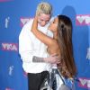 Ariana Grande et son fiancé Pete Davidson aux 2018 MTV Video Music Awards à New York, le 20 août 2018 2018