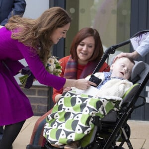 Kate Middleton, marraine des hôpitaux pour enfants d'Est-Anglie, visite le nouvel hôpital de l'organisme de bienfaisance " The Nook " le vendredi 15 novembre, à Norwich dans le Norfolk.