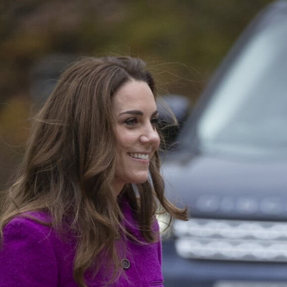 Kate Middleton, marraine des hôpitaux pour enfants d'Est-Anglie, visite le nouvel hôpital de l'organisme de bienfaisance " The Nook " le vendredi 15 novembre, à Norwich dans le Norfolk.