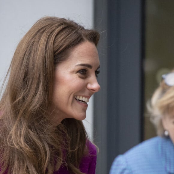 Kate Middleton, marraine des hôpitaux pour enfants d'Est-Anglie, visite le nouvel hôpital de l'organisme de bienfaisance " The Nook " le vendredi 15 novembre, à Norwich dans le Norfolk.