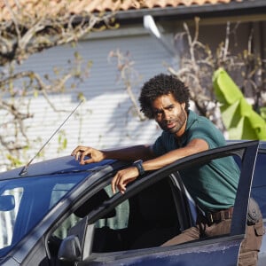 Exclusif - Julien Beramis sur le tournage de la série "Tropiques criminels" en Martinique diffusée le 22 novembre sur France 2. Le 8 mai 2019 © Sylvie Castioni / Bestimage