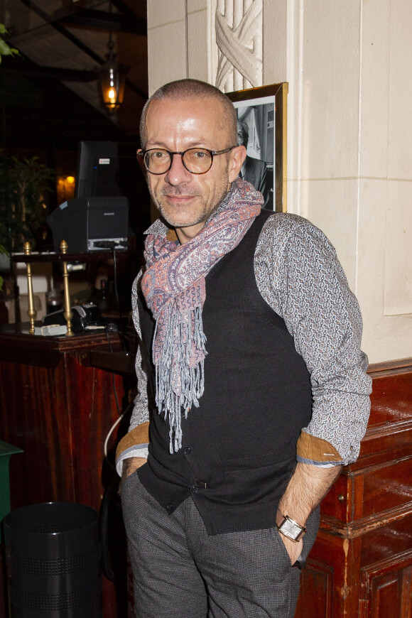 Olivier Barbarant (lauréat 2019) - Remise du Prix Apollinaire au café "Les Deux Magots" à Paris, le 18 novembre 2019 © Jack Tribeca / Bestimage
