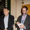 Christian Vadim, Jean-Pierre Siméon - Remise du Prix Apollinaire au café "Les Deux Magots" à Paris. Le 18 novembre 2019 © Jack Tribeca / Bestimage