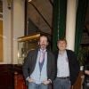 Semi-Exclusif - Christian Vadim, Jean-Pierre Siméon - Remise du Prix Apollinaire au café "Les Deux Magots" à Paris. Le 18 novembre 2019 © Jack Tribeca / Bestimage