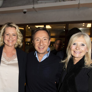 Exclusif - Chantal Thomass, Luana Belmondo, Stéphane Bern et Teresa Castaldo - Luana Belmondo lors du lancement de son livre "Italia mia Luana cuisine Rome" au restaurant l'Osteria del Vino du marché spacieux Eataly Paris Marais à Paris le 7 novembre 2019. © Tiziano Da Silva - Pierre Perusseau/Bestimage