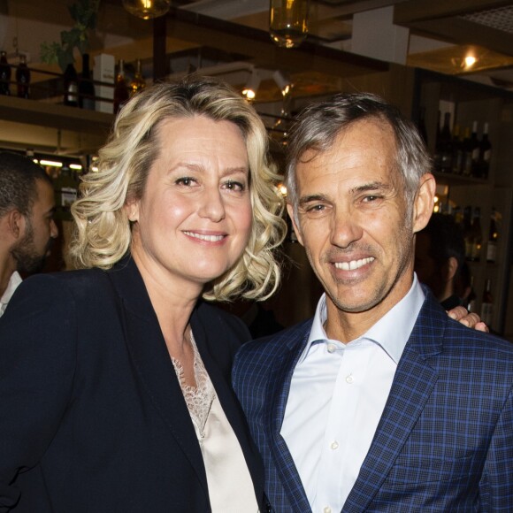 Exclusif - Paul et Luana Belmondo - Luana Belmondo lors du lancement de son livre "Italia mia Luana cuisine Rome" au restaurant l'Osteria del Vino du marché spacieux Eataly Paris Marais à Paris le 7 novembre 2019. © Tiziano Da Silva - Pierre Perusseau/Bestimage