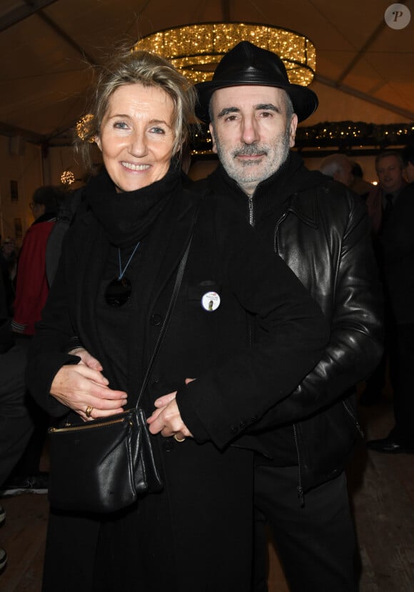 Semi-Exclusif - Sylvie Bourgeois et Philippe Harel au lancement de "La Magie de Noël aux Tuileries" à Paris, le 15 novembre 2019. © Coadic Guirec/Rachid Bellak/Bestimage