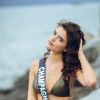 Miss Champagne-Ardenne, Lucile Moine, lors du voyage Miss France 2020, à Tahiti, en novembre 2019.