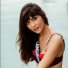 Miss Languedoc-Roussillon, Lucie Caussanel, lors du voyage Miss France 2020, à Tahiti, en novembre 2019.