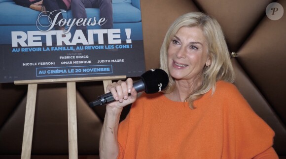 Michèle Laroque en interview pour Purepeople. Le 20 novembre 2019.