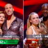 Sami El Gueddari et Fauve Hautot remportent la finale de "Danse avec les stars" en direct sur TF1, le 23 novembre 2019.
