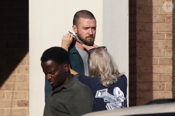 Exclusif - Justin Timberlake sur le tournage du film "Palmer" à la Nouvelle-Orléans, le 10 novembre 2019.