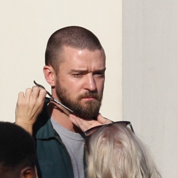 Exclusif - Justin Timberlake sur le tournage du film "Palmer" à la Nouvelle-Orléans, le 10 novembre 2019.