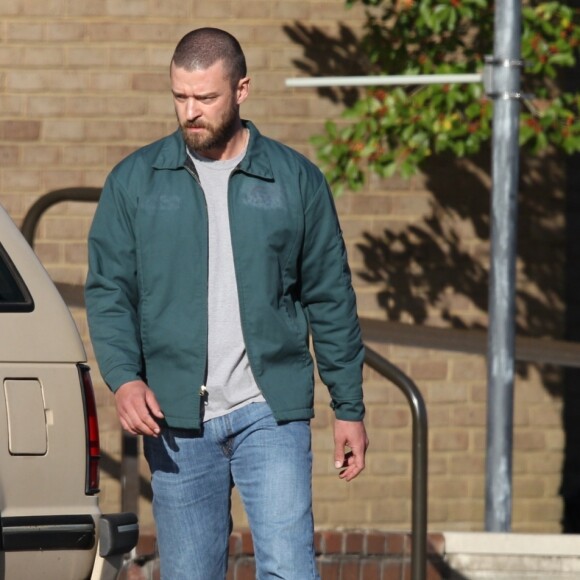 Exclusif - Justin Timberlake sur le tournage du film "Palmer" à la Nouvelle-Orléans, le 10 novembre 2019.