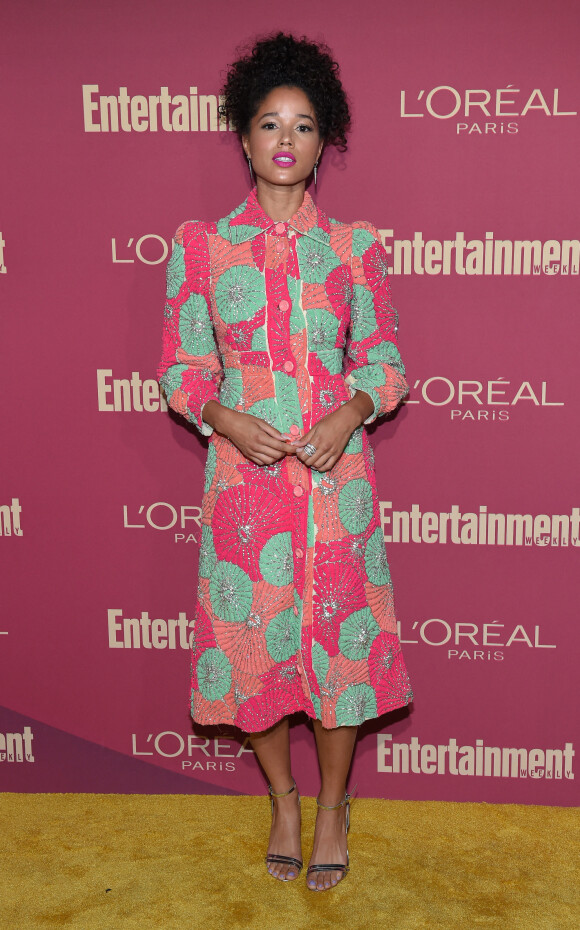 Alisha Wainwright le 20 septembre 2019 à Los Angeles, à la soirée Entertainment Weekly pour les Emmy Awards