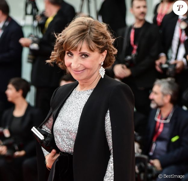 Ariane Ascaride à la cérémonie de clôture du 76ème Festival International du Film de Venise (Mostra), le 7 septembre 2019.