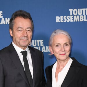 Michel Denisot et sa femme Martine Patier - Avant-première du film "Toute ressemblance..." au cinéma UGC Ciné Cité Les Halles à Paris, le 25 novembre 2019. © Coadic Guirec/Bestimage