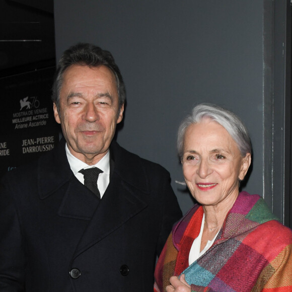 Michel Denisot et sa femme Martine Patier - Avant-première du film "Toute ressemblance..." au cinéma UGC Ciné Cité Les Halles à Paris, le 25 novembre 2019. © Coadic Guirec/Bestimage