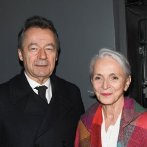 Michel Denisot et sa femme Martine Patier - Avant-première du film "Toute ressemblance..." au cinéma UGC Ciné Cité Les Halles à Paris, le 25 novembre 2019. © Coadic Guirec/Bestimage