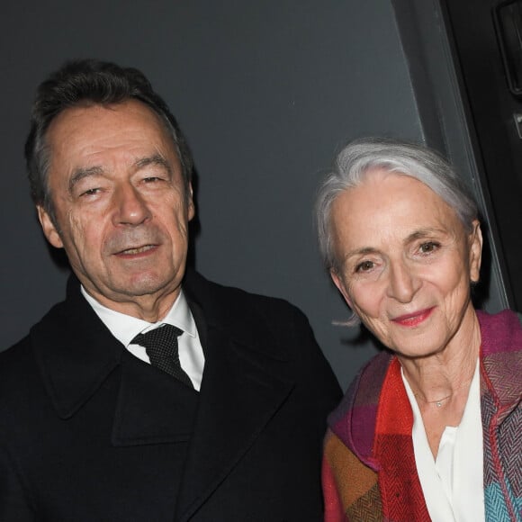 Michel Denisot et sa femme Martine Patier - Avant-première du film "Toute ressemblance..." au cinéma UGC Ciné Cité Les Halles à Paris, le 25 novembre 2019. © Coadic Guirec/Bestimage