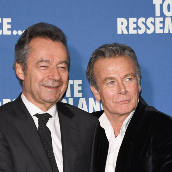 Michel Denisot et Franck Dubosc - Avant-première du film "Toute ressemblance..." au cinéma UGC Ciné Cité Les Halles à Paris, le 25 novembre 2019. © Coadic Guirec/Bestimage 