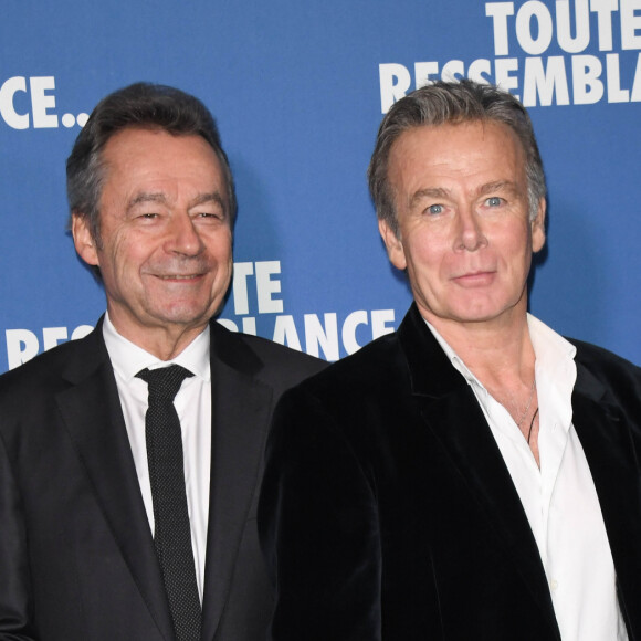 Michel Denisot et Franck Dubosc - Avant-première du film "Toute ressemblance..." au cinéma UGC Ciné Cité Les Halles à Paris, le 25 novembre 2019. © Coadic Guirec/Bestimage