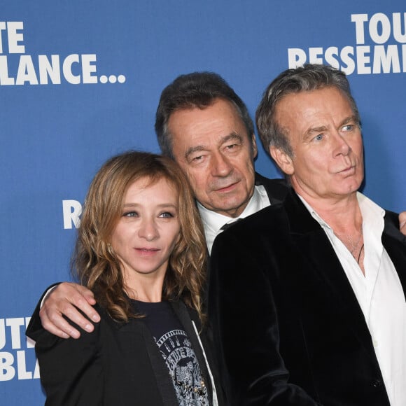 Sylvie Testud, Michel Denisot et Franck Dubosc - Avant-première du film "Toute ressemblance..." au cinéma UGC Ciné Cité Les Halles à Paris, le 25 novembre 2019. © Coadic Guirec/Bestimage