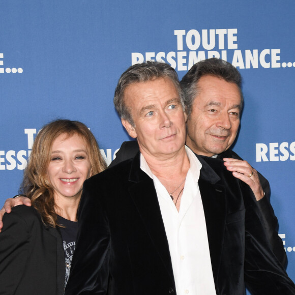 Sylvie Testud, Michel Denisot et Franck Dubosc - Avant-première du film "Toute ressemblance..." au cinéma UGC Ciné Cité Les Halles à Paris, le 25 novembre 2019. © Coadic Guirec/Bestimage