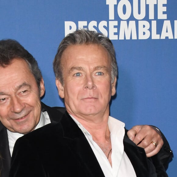 Sylvie Testud, Michel Denisot et Franck Dubosc - Avant-première du film "Toute ressemblance..." au cinéma UGC Ciné Cité Les Halles à Paris, le 25 novembre 2019. © Coadic Guirec/Bestimage