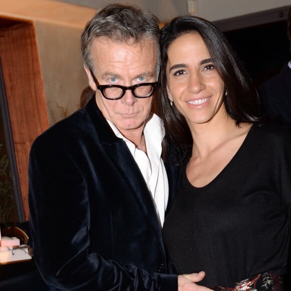 Semi-Exclusif - Franck Dubosc et sa femme Danièle - After-party du film "Toute ressemblance..." organisée par Five Eyes Production au club Le Tribunal à Paris, le 25 novembre 2019. © Rachid Bellak/Bestimage