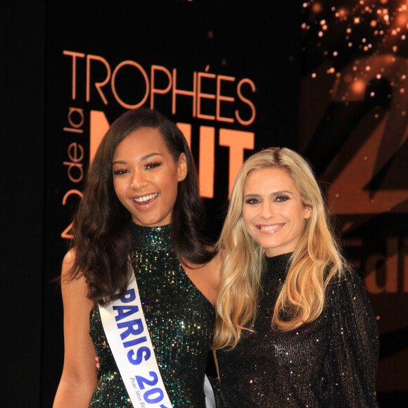 Exclusif - Clara Lagurgue, Clara Morgane - Soirée des 25 ans des trophées de la nuit au Lido à Paris le 25 novembre 2019. © Philippe Baldini/Bestimage