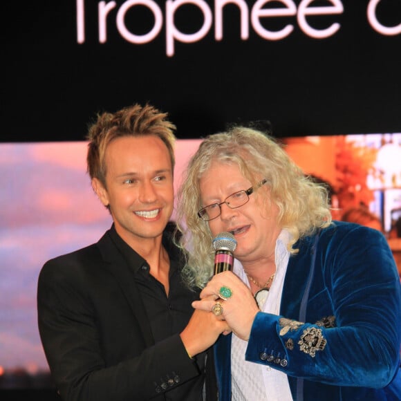 Exclusif - Cyril Féraud, Pierre-Jean Chalençon - Soirée des 25 ans des trophées de la nuit au Lido à Paris le 25 novembre 2019. © Philippe Baldini/Bestimage