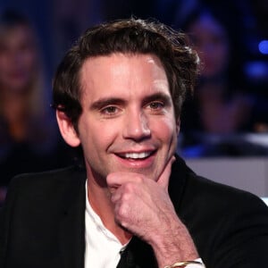 Mika sur le plateau de l'émssion télé "Domenica In Roma" à Rome le 13 octobre 2019.