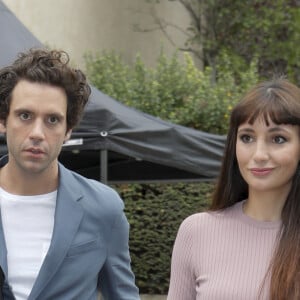 Mika et sa soeur Paloma Penniman à la sortie du défilé Valentino Collection Prêt-à-Porter Printemps/Eté 2020 lors de la Fashion Week de Paris, France, le 29 septembre 2019. © Veeren-Clovis/Bestimage