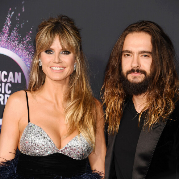 Heidi Klum et son mari Tom Kaulitz - People à la 47ème soirée annuelle des American Music Awards au théâtre Microsoft à Los Angeles, le 24 novembre 2019.
