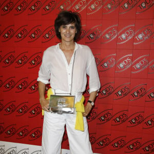 Ines de La Fressange à la soirée Tod's x Alber Elbaz "Happy Moment" au Palais de Tokyo à Paris, France, le 2 juillet 2019. © Marc Ausset-Lacroix/Bestimage