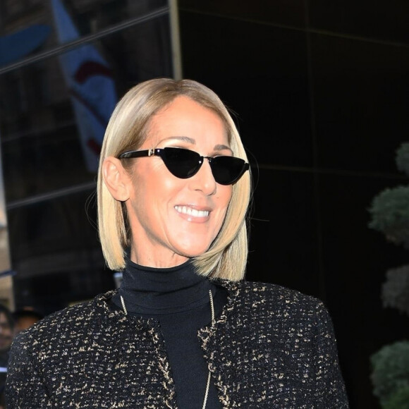 Celine Dion est en promotion à New York pour son nouvel album "Courage" le 15 novembre 2019.